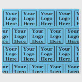 Muster für Business-Logos Geschenkpapier (Flach)