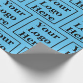 Muster für Business-Logos Geschenkpapier (Ecke)