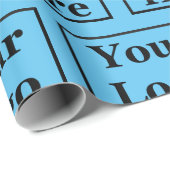 Muster für Business-Logos Geschenkpapier (Rolleneckpunkt)