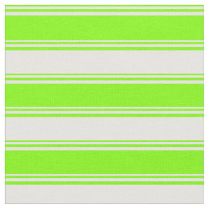 Muster für Chartreuse und Weiße Linien Stoff