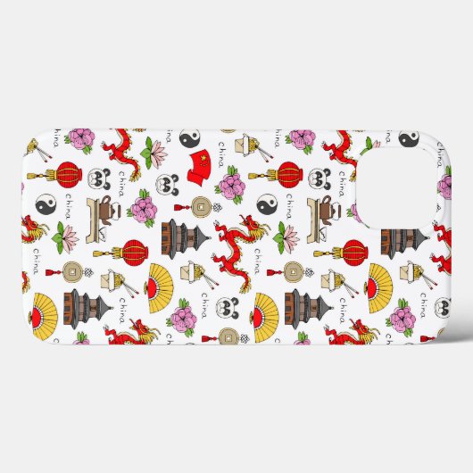 Muster für Chinen Case-Mate iPhone Hülle (Rückseite (Horizontal))