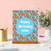 Muster für Chocolate Chip Cookies Acrylschild (Hochzeit)