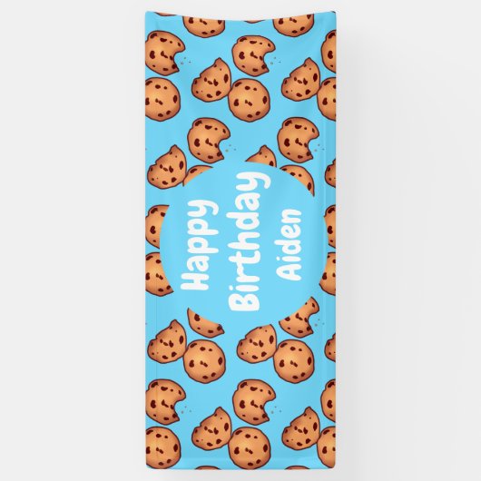 Muster für Chocolate Chip Cookies Banner (Vertikal)