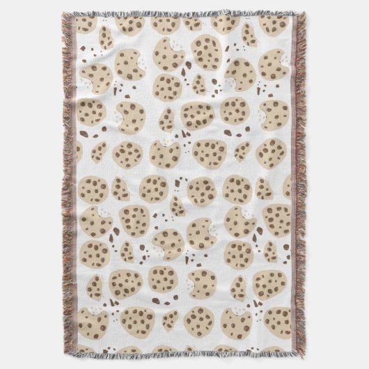 Muster für Chocolate Chip Cookies Decke (Vorderseite Vertikal)