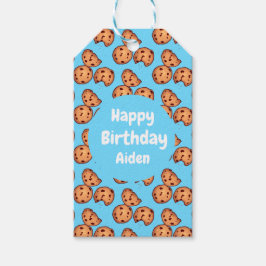 Muster für Chocolate Chip Cookies Geschenkanhänger