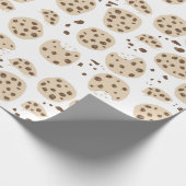 Muster für Chocolate Chip Cookies Geschenkpapier (Ecke)
