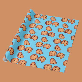Muster für Chocolate Chip Cookies Geschenkpapier