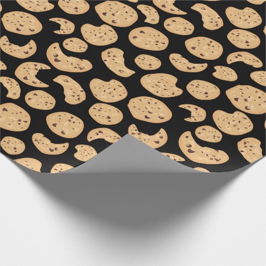 Muster für Chocolate Chip Cookies Geschenkpapier (Ecke)