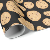 Muster für Chocolate Chip Cookies Geschenkpapier (Rolleneckpunkt)