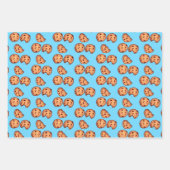 Muster für Chocolate Chip Cookies Geschenkpapier Set (Vorderseite 3)