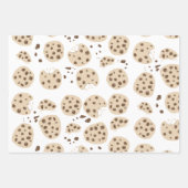 Muster für Chocolate Chip Cookies Geschenkpapier Set (Vorderseite 2)
