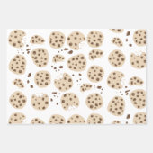 Muster für Chocolate Chip Cookies Geschenkpapier Set (Vorderseite)