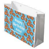 Muster für Chocolate Chip Cookies Große Geschenktüte (Vorderseite Schrägansicht)