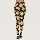 Muster für Chocolate Chip Cookies Leggings (Rückseite)
