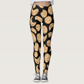 Muster für Chocolate Chip Cookies Leggings (Vorderseite)