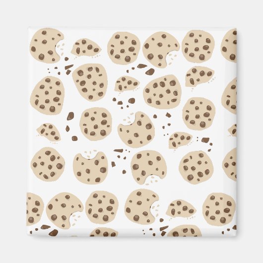 Muster für Chocolate Chip Cookies Magnet (Vorne)