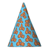 Muster für Chocolate Chip Cookies Partyhütchen (Rechts)