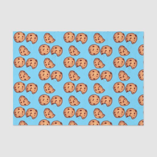 Muster für Chocolate Chip Cookies Seidenpapier (Vorderseite)