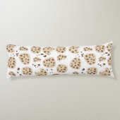 Muster für Chocolate Chip Cookies Seitenschläferkissen (Rückseite)