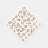 Muster für Chocolate Chip Cookies Serviette (Ecke)