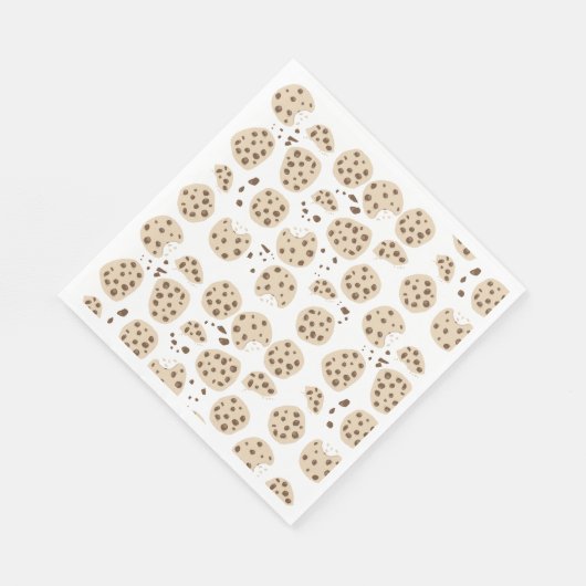 Muster für Chocolate Chip Cookies Serviette (Ecke)