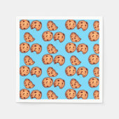 Muster für Chocolate Chip Cookies Serviette (Vorderseite)