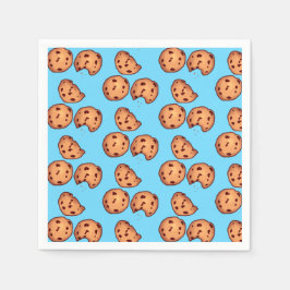 Muster für Chocolate Chip Cookies Serviette