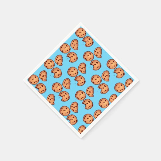 Muster für Chocolate Chip Cookies Serviette (Ecke)