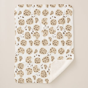 Muster für Chocolate Chip Cookies Sherpadecke