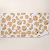 Muster für Chocolate Chip Cookies Strandtuch (Vorderseite)