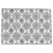 Muster für Chrysanthemumdesign Große Geschenktüte (Rückseite)