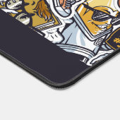 Muster für Comicen für benutzerdefinierte Unis Schreibtischunterlage (Ecke)