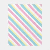 Muster für coole Farben Fleecedecke (Vorderseite)