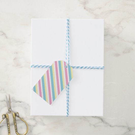 Muster für coole Farben Geschenkanhänger (Mit Garn)