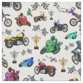 Muster für coole Motorradbilder Stoff (Nahaufnahme)