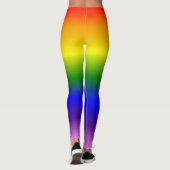 Muster für coole Regenbogenfarben Leggings (Rückseite)