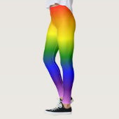 Muster für coole Regenbogenfarben Leggings (Links)