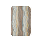 Muster für coole Retro-Abstrakte Waves Badematte (Vorderseite Vertikal)