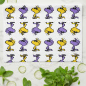 Muster für Coole Sonnenbrillen aus Holz Geschirrtuch (Gefaltet)