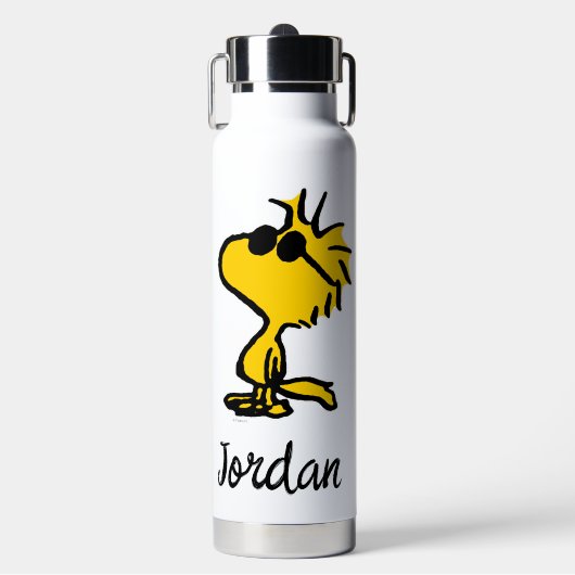 Muster für Coole Sonnenbrillen aus Holz | Name hin Trinkflasche (Vorderseite)