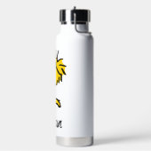 Muster für Coole Sonnenbrillen aus Holz | Name hin Trinkflasche (Links)