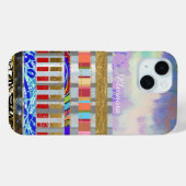 Muster für coole Streifen mit Namen Case-Mate iPhone Hülle (Rückseite (Horizontal))