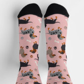 Muster für Dackeln Socken (Oben)