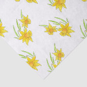 Muster für Daffodin-Pen und Wasserfarben Seidenpapier (Ausschnitt)