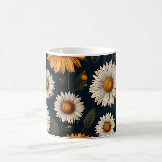 Muster für Daisies-Tasse Kaffeetasse (Mittel)