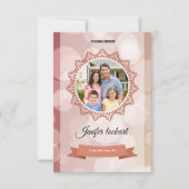 Muster für das Beerdigungsprogramm Einladung (Vorderseite)