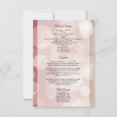 Muster für das Beerdigungsprogramm Einladung (Rückseite)