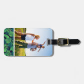 Muster für das benutzerdefinierte Foto Tropical Bl Gepäckanhänger (Vorderseite horizontal)