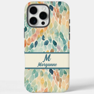 Muster für das benutzerdefinierte Monogramm-Wasser iPhone 16 Pro Max Hülle