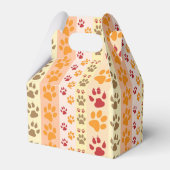 Muster für das beste Dog Paw Print Pets Geschenkschachtel (Rückseite)